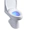 Brondell LumaWarm Heated Nightlight Toilet Seat-Round White L60-RW - alternate 1